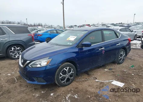 2017 Nissan Sentra Sv z USA, uszkodzony, nr VIN 3N1AB7AP7HY215043